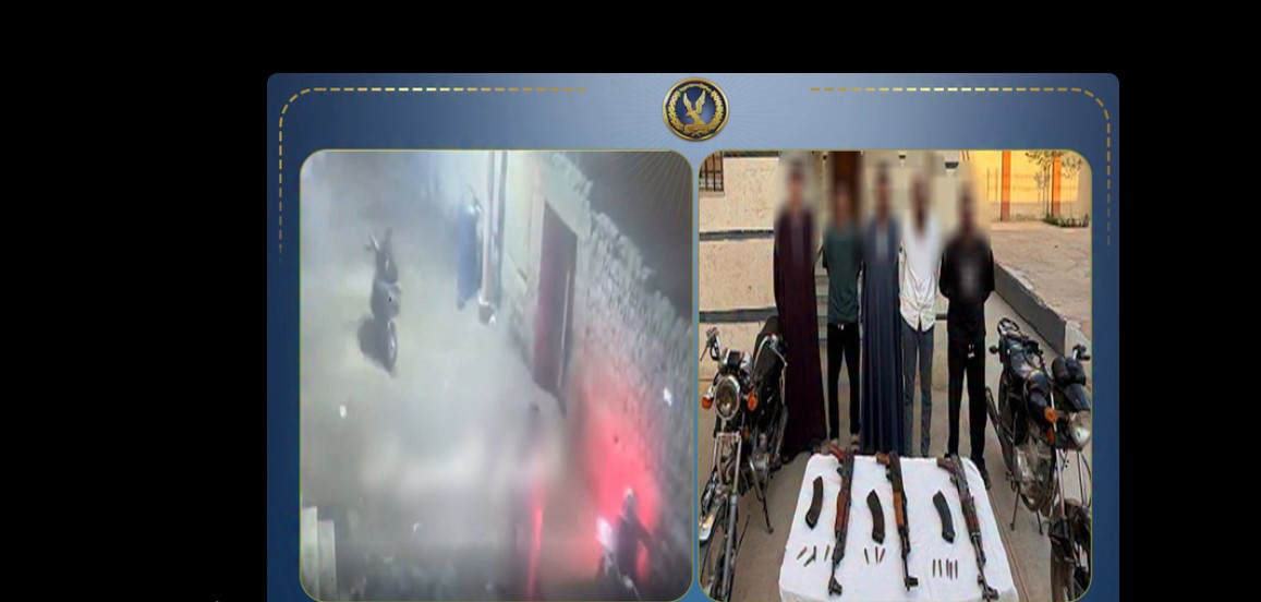 أبلغ عنهم شقيقه فهاجموا منزله بالأسلحة.. ضبط 5 متهمين و3 بنادق آلية في سوهاج